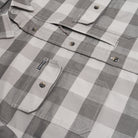 Men's Poncho The Cape Buffalo Plaid Long Sleeve Shirt 