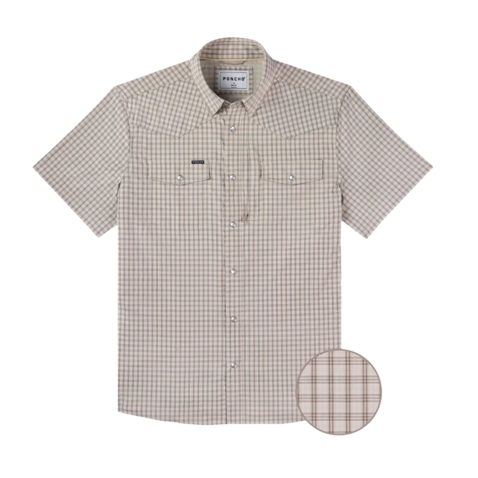 Men's Poncho "The Childress" Snap Shirt - Crazy House Western Wear