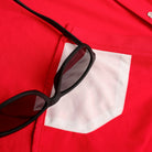 Poncho Men's Red "The Play Action" Pearl Snap Shirt 