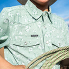 Boy's Poncho "The Marty Robbins" Short Sleeve Snap Shirt 