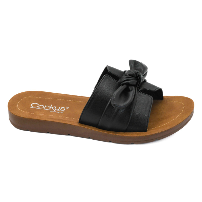 Women's Corkys Black Too Cute Open Toe Sandals 41-0819-BLCK