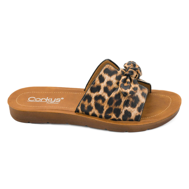 Women's Corkys Leopard Too Cute Open Toe Sandals 41-0819-LEOP