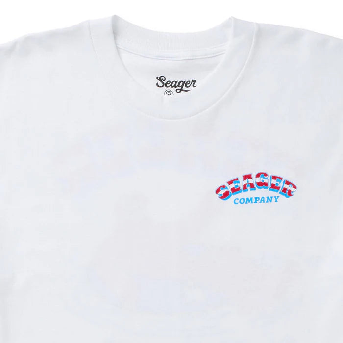 Men's Seager White Tubular T-shirt MTSP26TUBLWHT