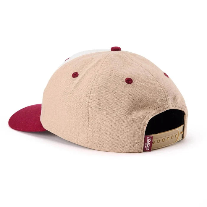 Seager Men's Tan/Cream Uncle Bill Hemp Snapback MHH26UNCLETAN