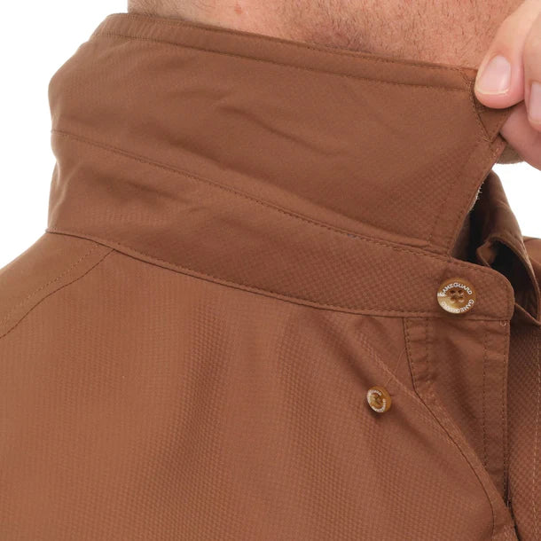 Men's Gameguard Cigar Original Short Sleeve Shirt 1023:CIG