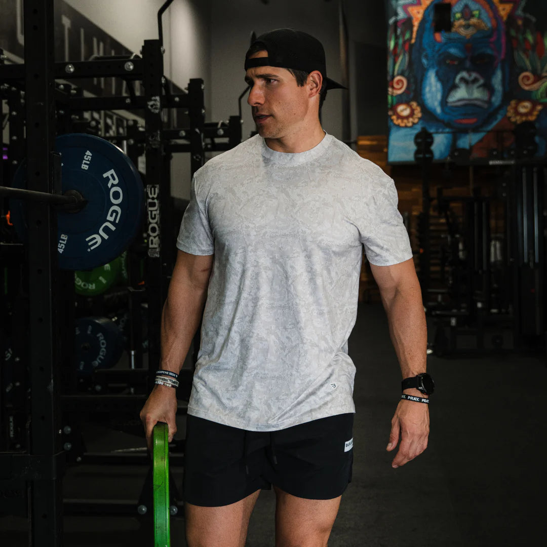 Men's Burlebo Ivory Digi Camo Go To T-shirt GTT-DIGC-IVR