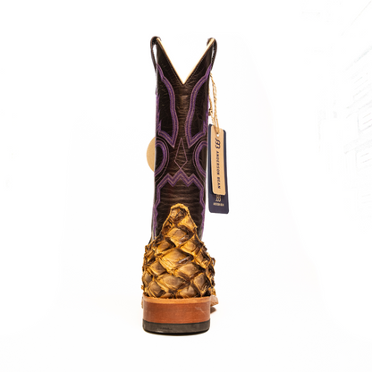 Anderson Bean Tan Lines Big Bass with 13" Puma Kidskin Top - Crazy House Western Wear