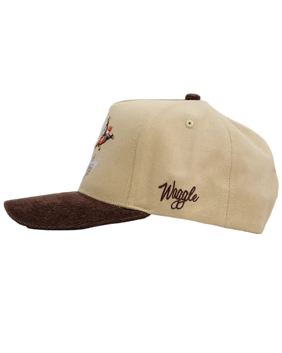 Waggle Men's Tan/Brown Upland Corduroy Brim Hat 