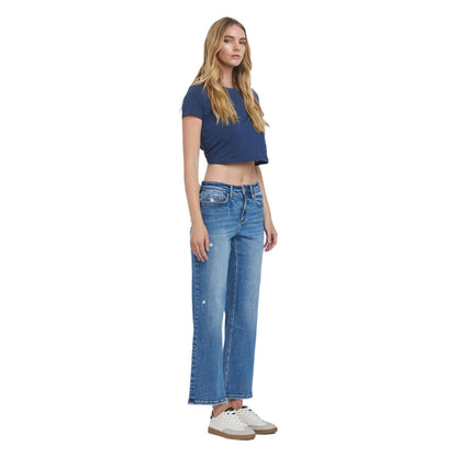 Vervet Aileeah High Rise Slim Wide Jean