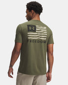 Under Armour Men's Green Freedom Banner T-shirt 6004097-390