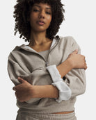 Under Armour Women's Taupe Icon Fleece Hoodie 6012843-204