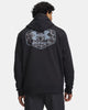 Under Armour Men's Black/Blue Wind Icon Fleece Camo Badge Hoodie 6013491-001