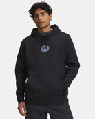 Under Armour Men's Black/Blue Wind Icon Fleece Camo Badge Hoodie 6013491-001