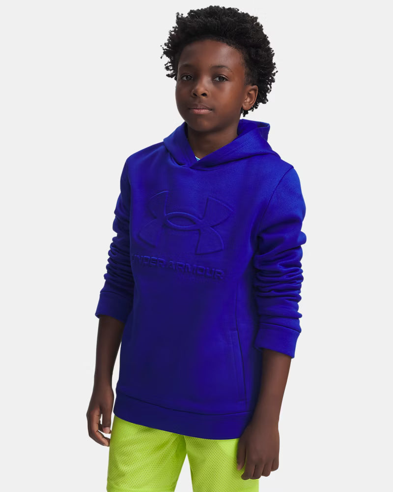 Under Armour Royal Blue Fleece Embossed Hoodie 6013847-400