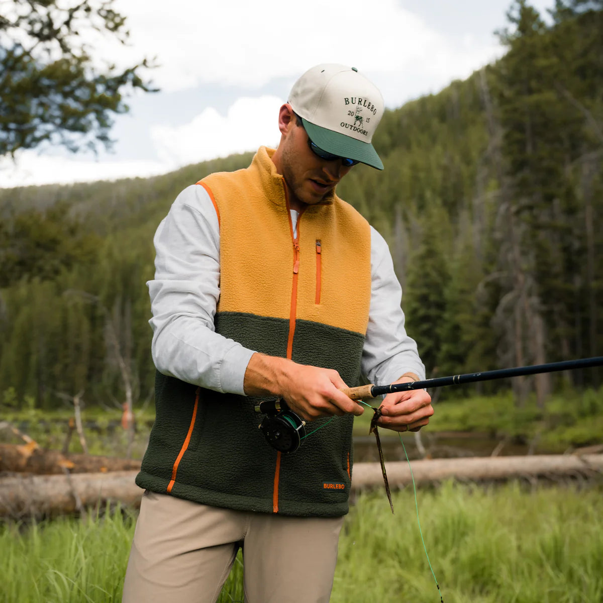 Men's Burlebo Multi Timber Montana Vest