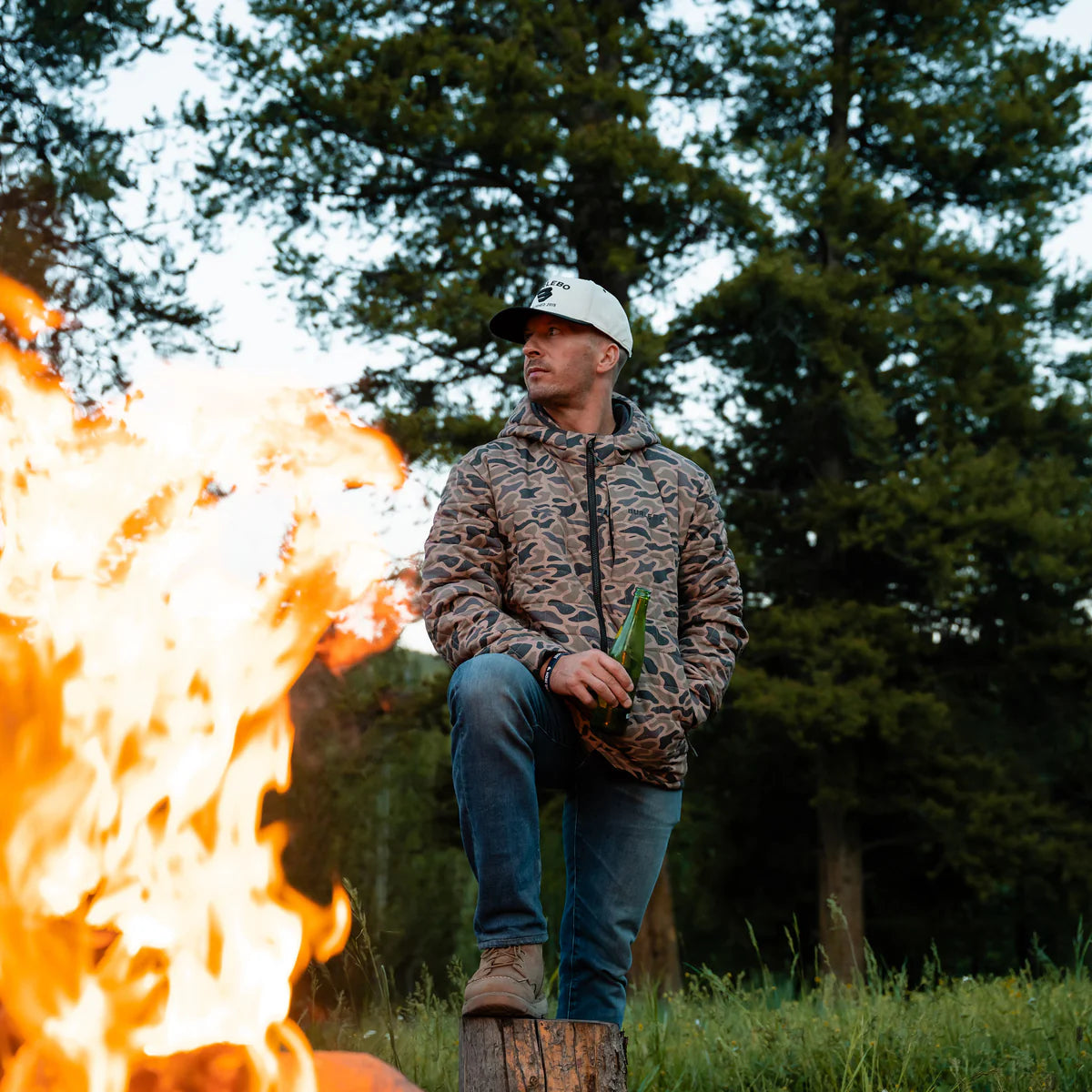 Men's Burlebo Gauge Camo Puffer Jacket