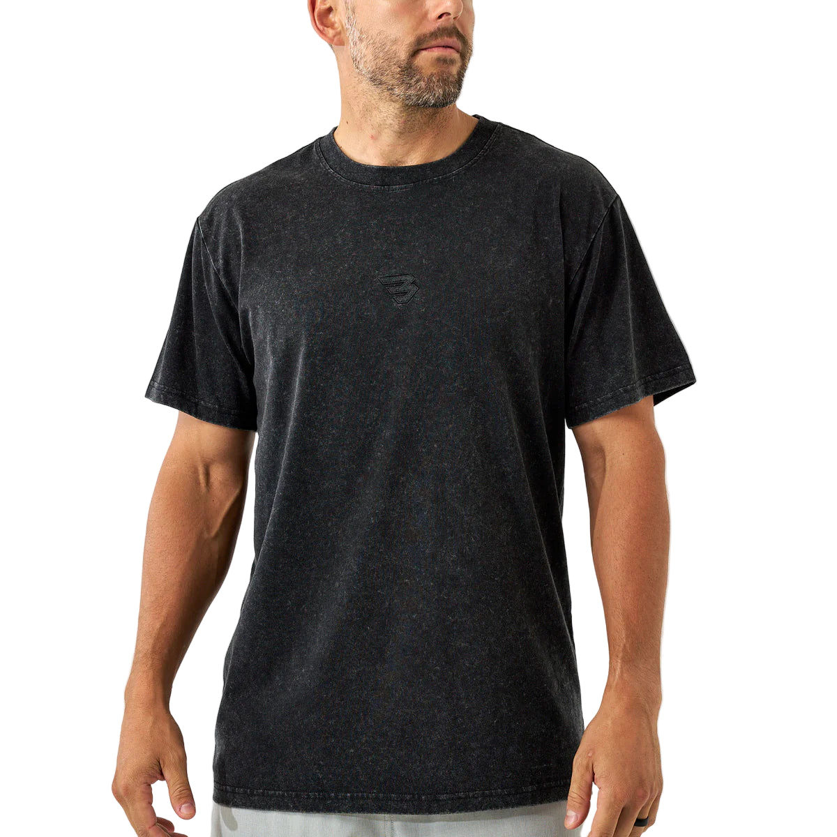 Men's Burlebo Black Vintage Washed Tee VWT-BLK