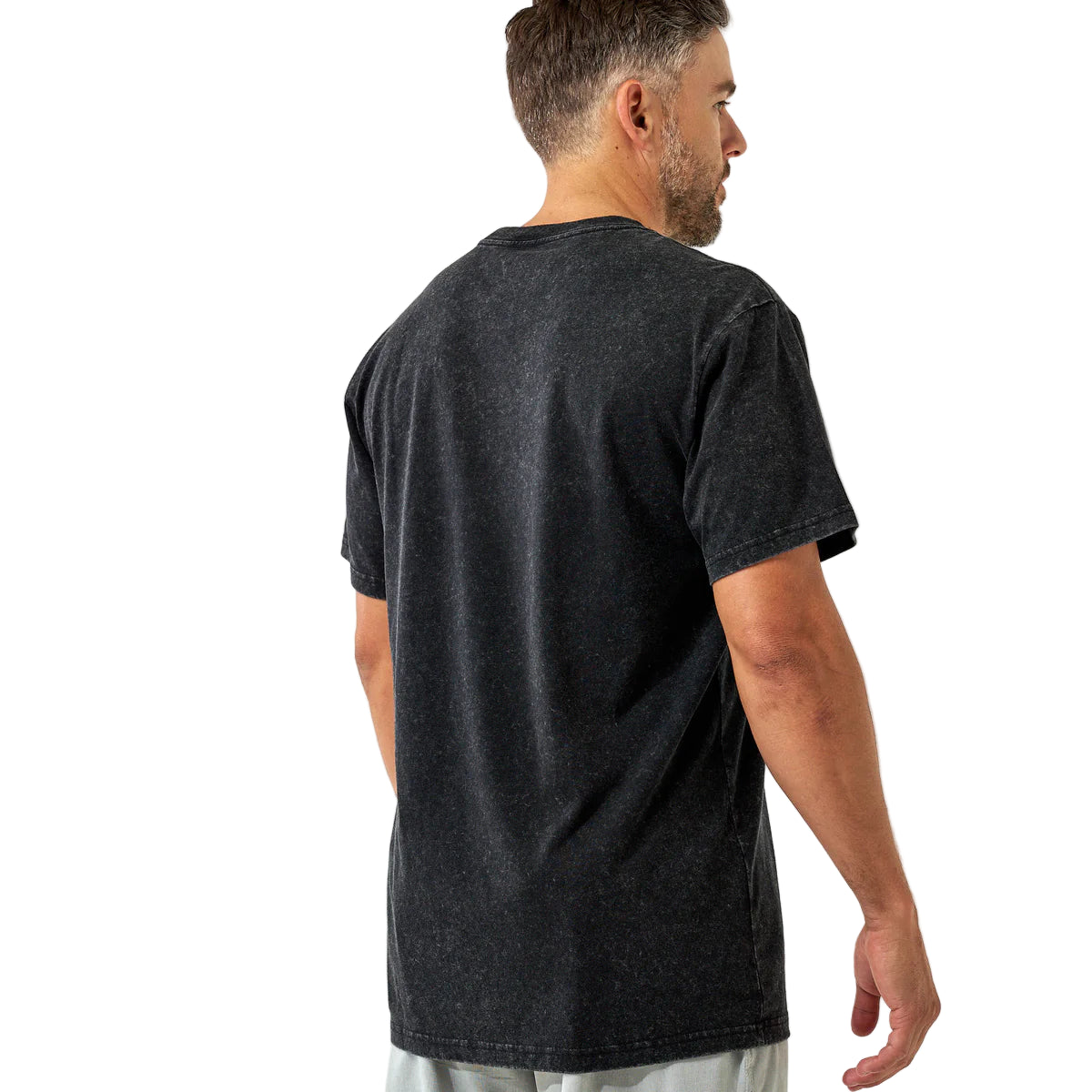 Men's Burlebo Black Vintage Washed Tee VWT-BLK