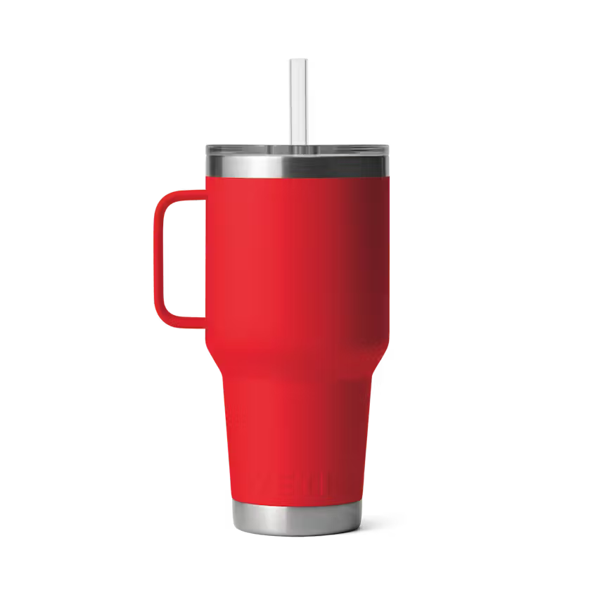 Yeti 35OZ Rescue Red Straw Mug Tumbler YRAM35STM-RR