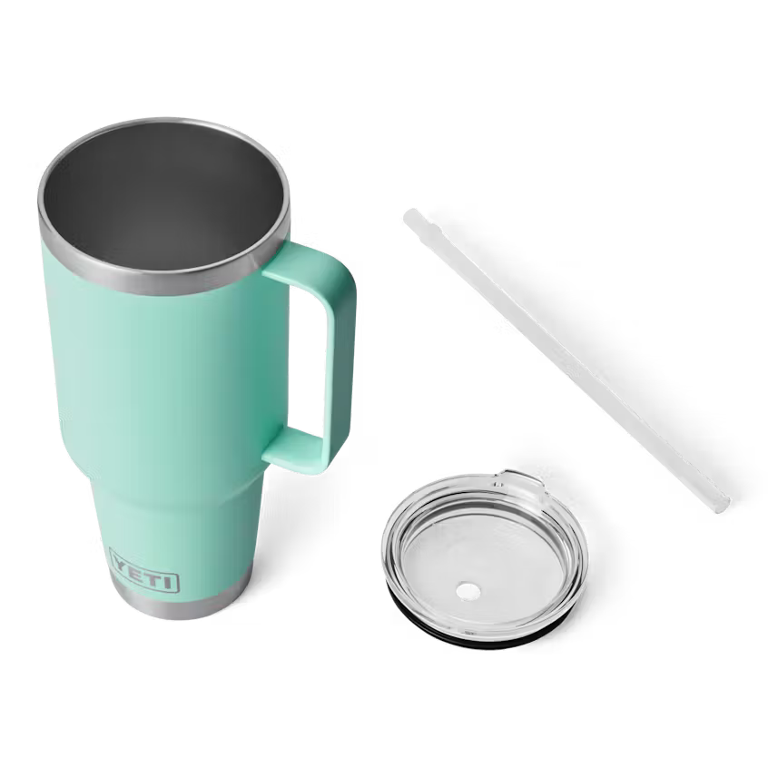 Yeti 42OZ Seafoam Straw Mug Tumbler YRAM42STM-SF