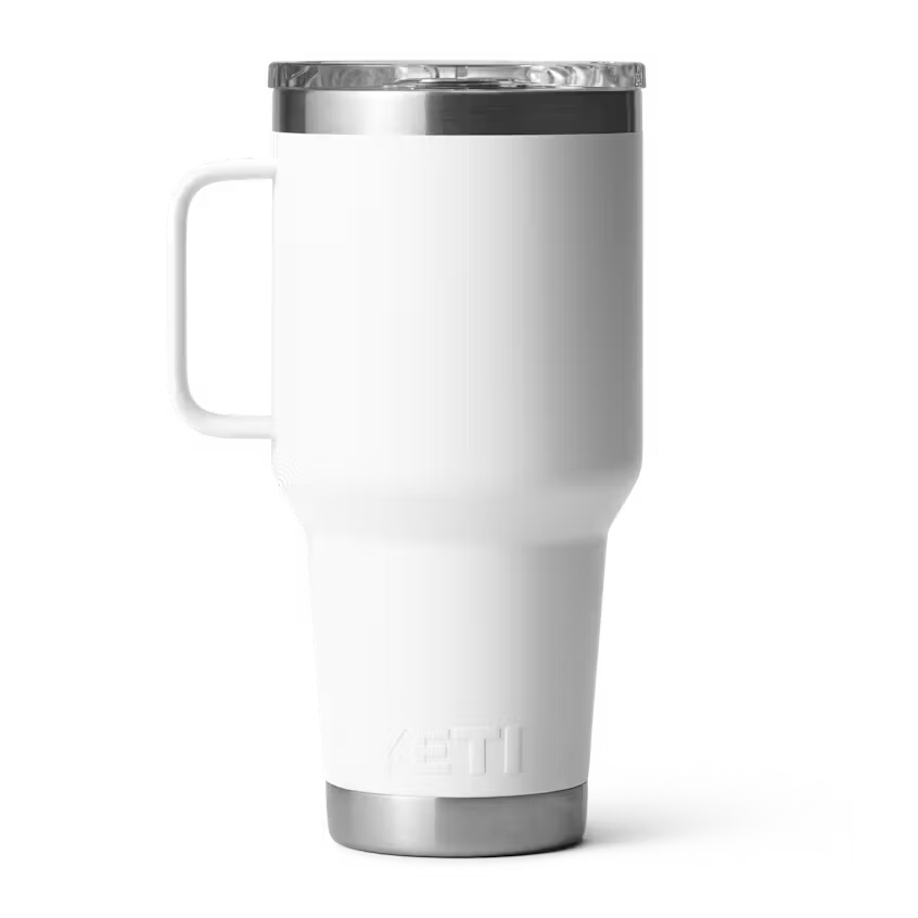 Yeti 30OZ White Travel Mug Tumbler YRAMT30WHT