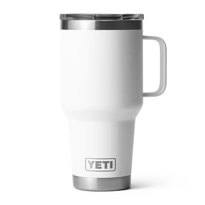 Yeti 30OZ White Travel Mug Tumbler YRAMT30WHT