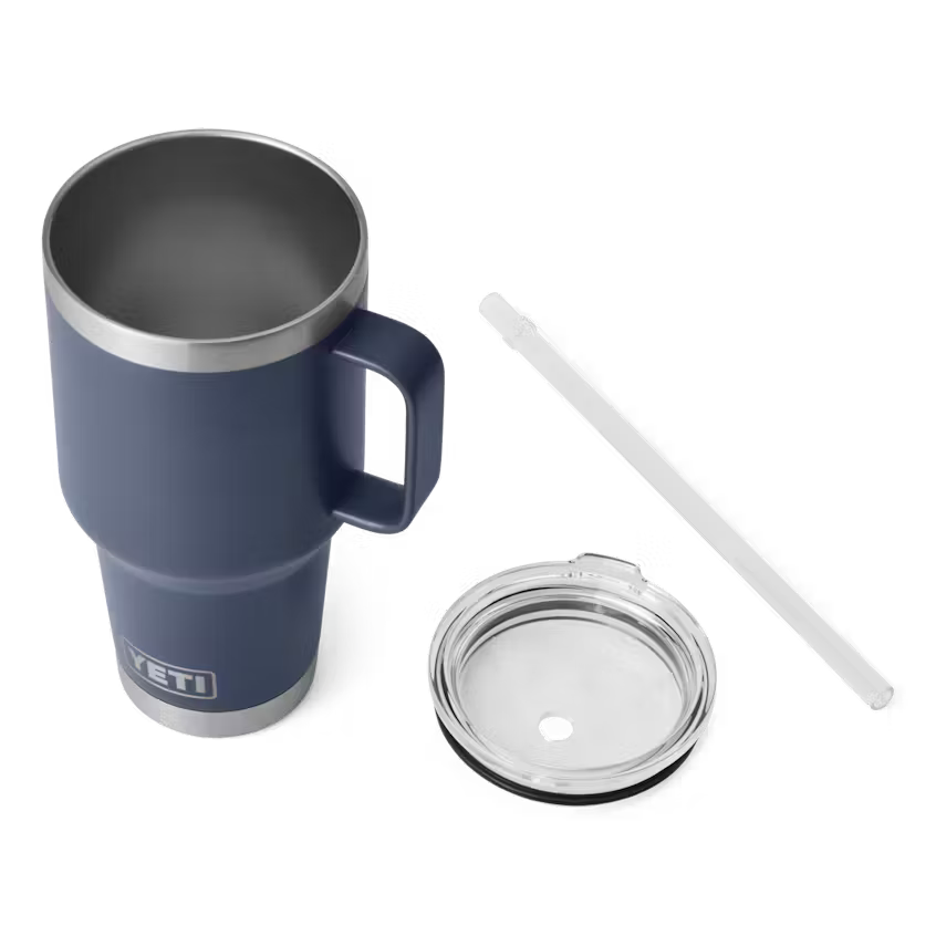 Yeti 35OZ Navy Straw Mug Tumbler YRAM35STRNV