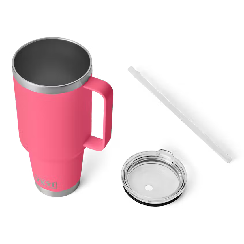 Yeti 42OZ Tropical Pink Straw Mug Tumbler YRAM42STM-TRPK