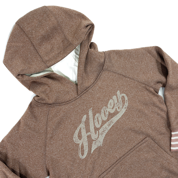 Girl's Hooey "Legendary Polar Fleece" Brown with Hooey Logo Hoodie HH1370BR-Y