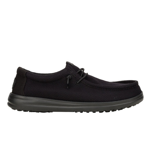 Men's Hey Dude Black Work Casual Shoes 43194-001