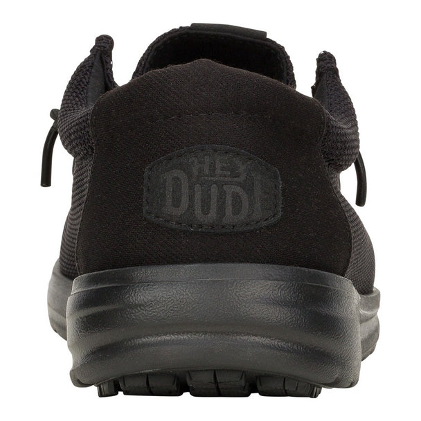 Men's Hey Dude Black Work Casual Shoes 43194-001