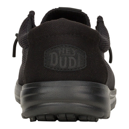 Men's Hey Dude Black Work Casual Shoes 43194-001