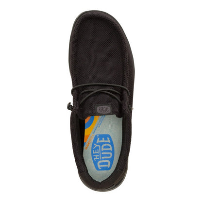 Men's Hey Dude Black Work Casual Shoes 43194-001