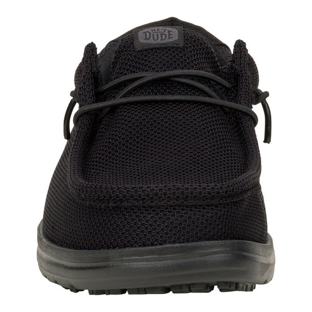 Men's Hey Dude Black Work Casual Shoes 43194-001