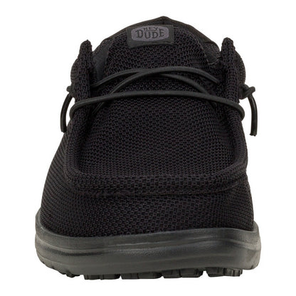 Men's Hey Dude Black Work Casual Shoes 43194-001