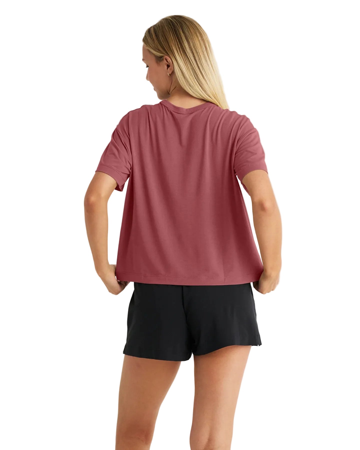 Free Fly Plum Elevate Lightweight Tee WELWT-672