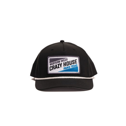 Crazy House Unisex Black Trucker Cap with Patch - Crazy House Western Wear