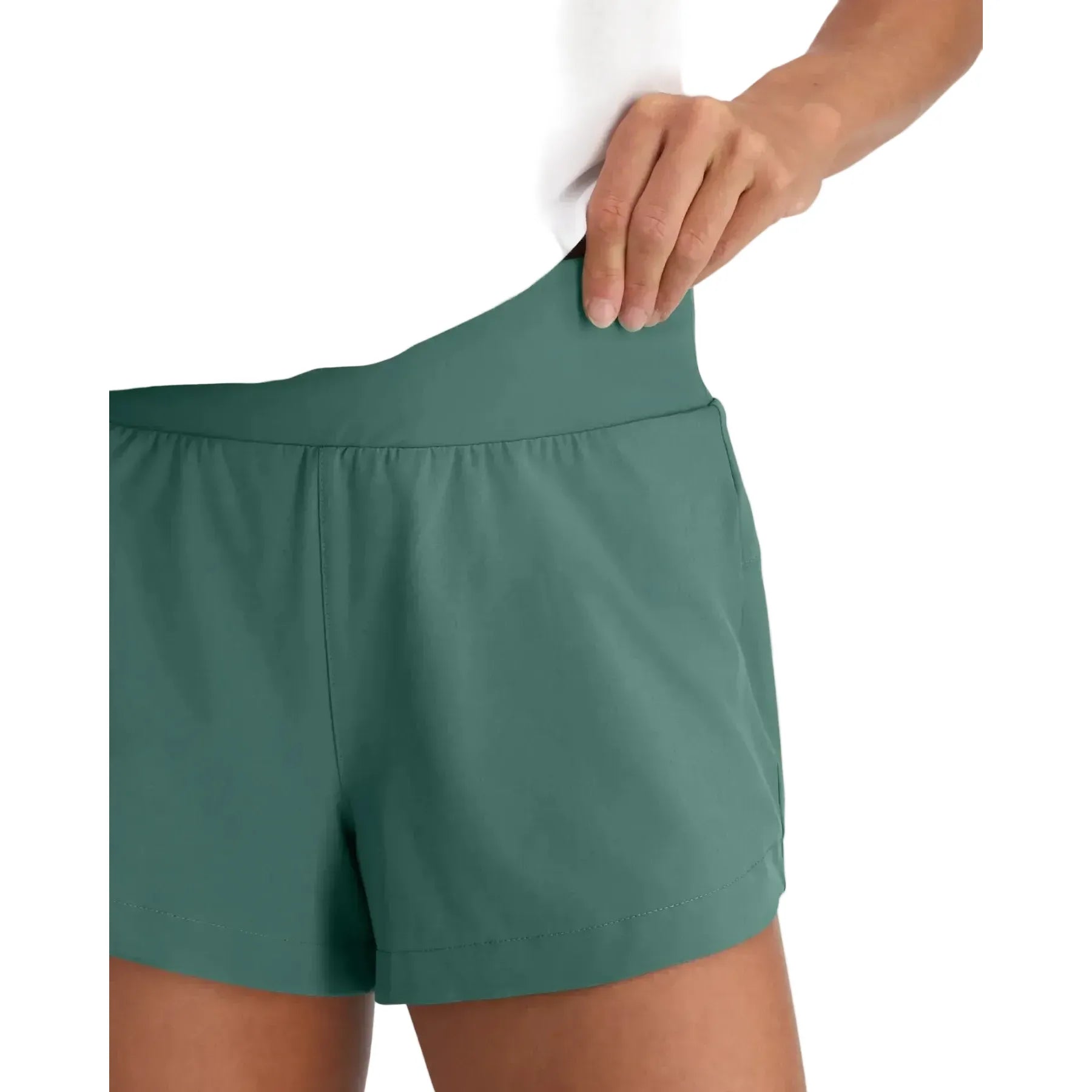 Women's Free Fly Sea Pine Bamboo-Lined Active Breeze Shorts -3" WLABS3-535