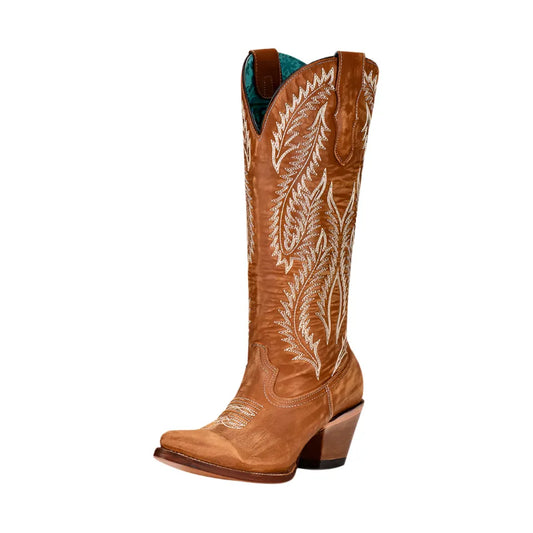 Women's Corral Tan Snip Toe Cowboy Boot A4216 - Crazy House Western Wear