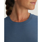 Women's Free Fly Pacific Blue Ribbed Bamboo Long Sleeve WRIBLS-421