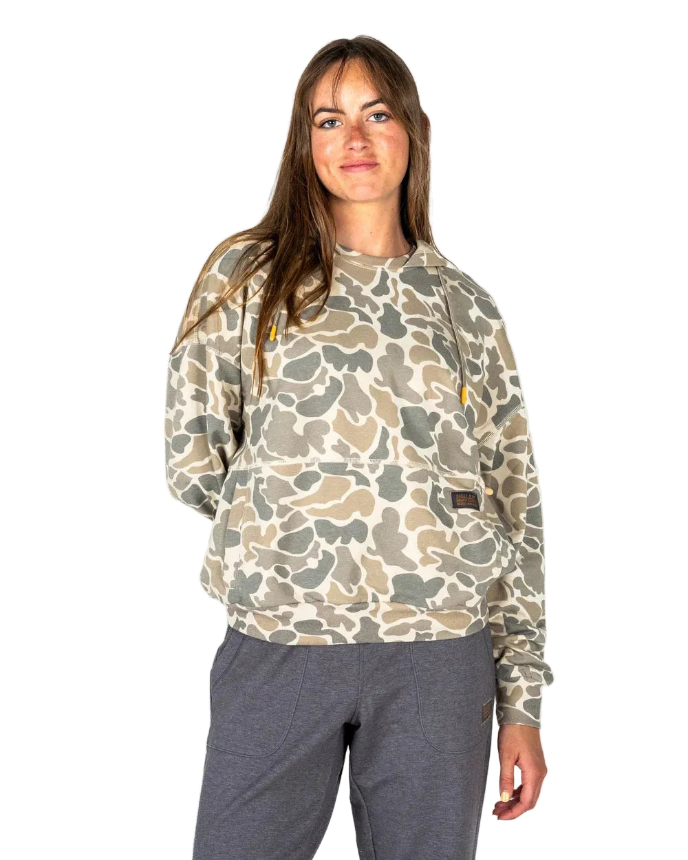 Marsh Wear Women's Khaki Mallard Camo Fireside Hoodie WWF1011