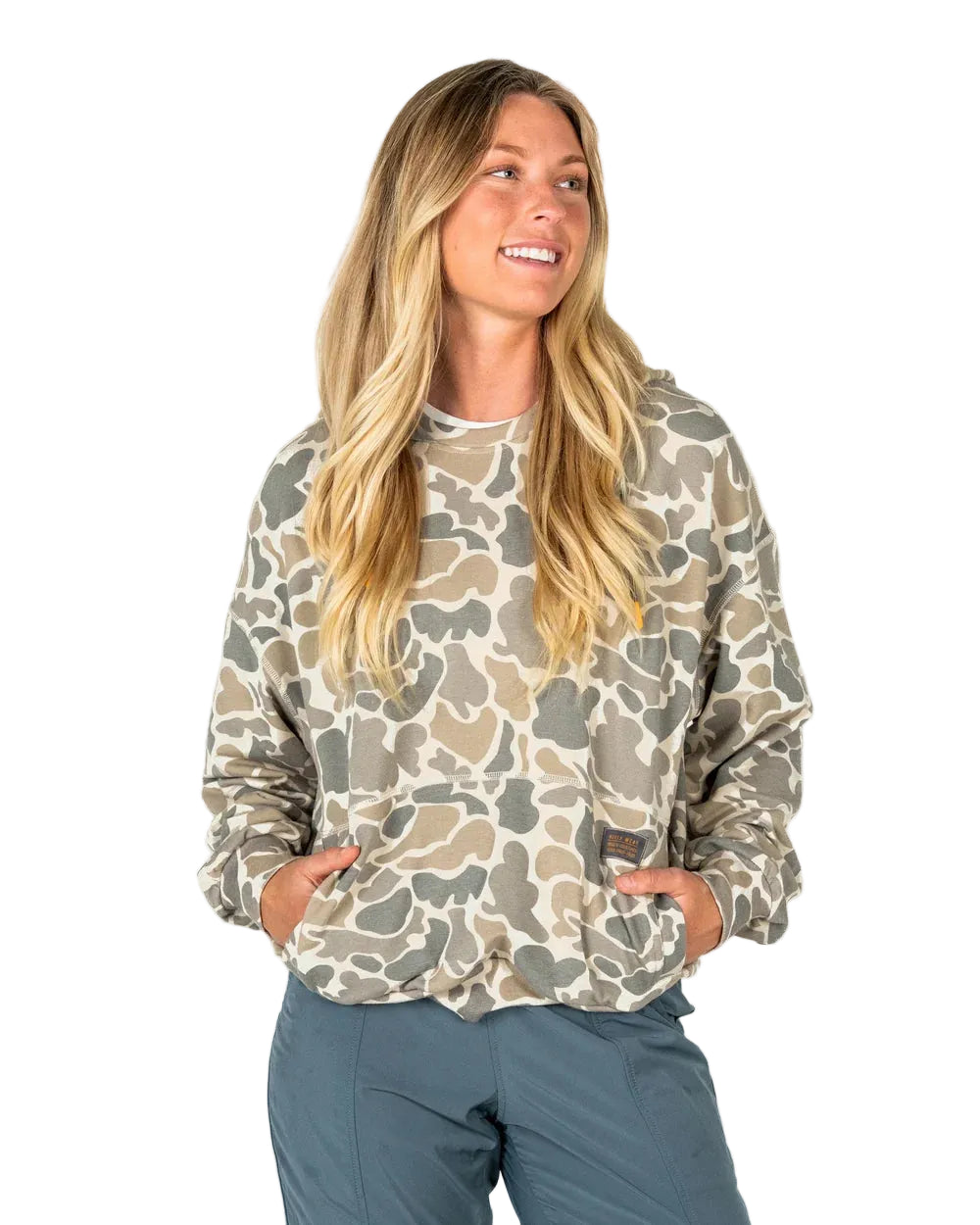 Marsh Wear Women's Khaki Mallard Camo Fireside Hoodie WWF1011