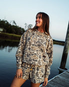 Marsh Wear Women's Khaki Mallard Camo Fireside Hoodie WWF1011