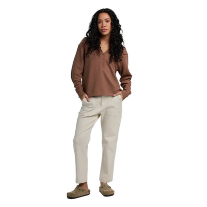 Women's Free Fly Waffle Long Sleeve Henley