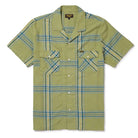 Men's Seager Moss Grid Plaid Whippersnapper Short Sleeve Shirt MSSP26WHIPGRN