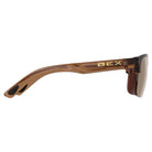 Bex Brown and Gold Wildyrd Square Sunglasses S139BBG