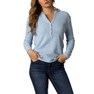 Women's Kimes Ranch Wilma Sky Blue Long Sleeve Shirt 