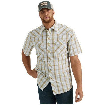 Men's Wrangler 20X® Competition Advanced Comfort Short Sleeve Western Snap Shirt 2346068 - Crazy House Western Wear