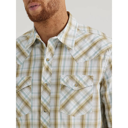 Men's Wrangler 20X® Competition Advanced Comfort Short Sleeve Western Snap Shirt 2346068 - Crazy House Western Wear