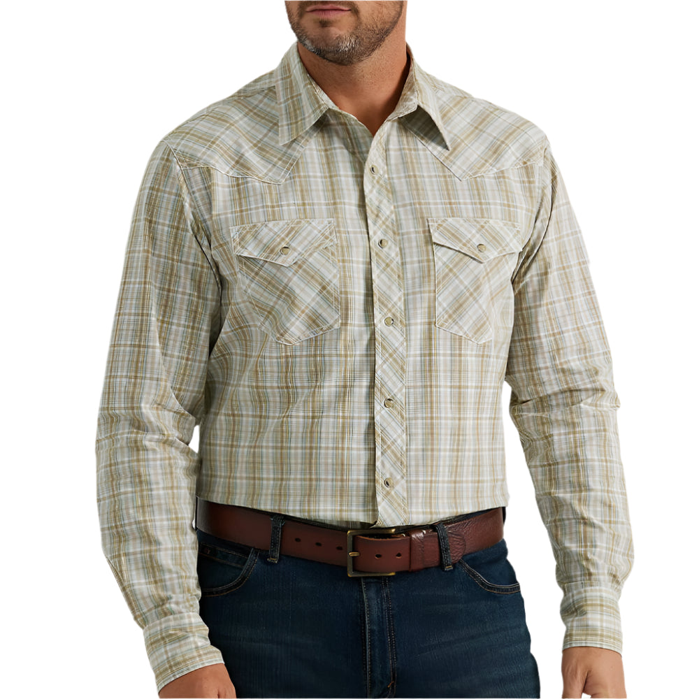 Men's Wrangler® 20X® Advanced Comfort Long Sleeve Shirt 112346066 - Crazy House Western Wear